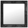 Vidaxx Wandspiegel Barockstil 60x60 cm schwarz