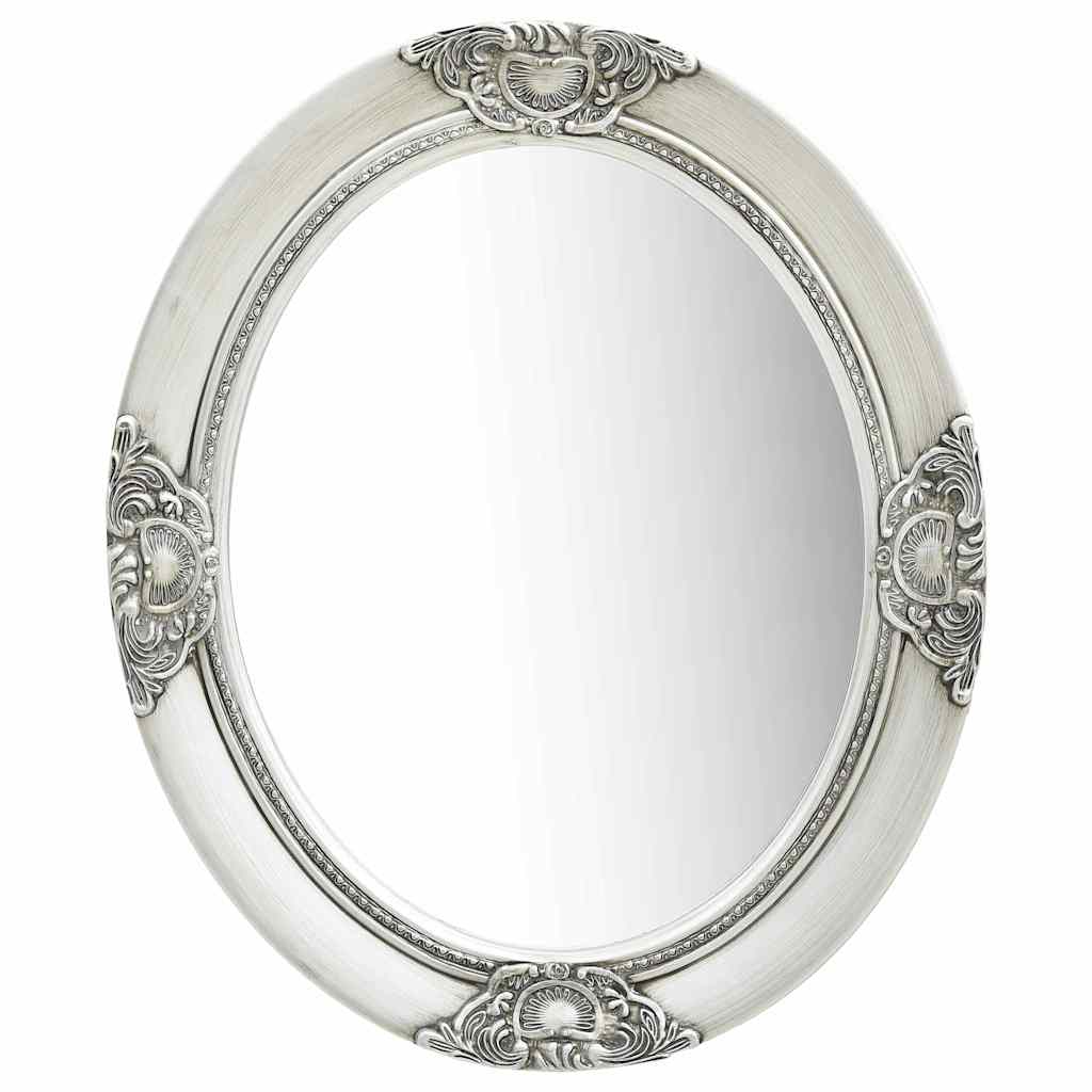 VidaXL Barock-Wandspiegel 50x60 cm Silber