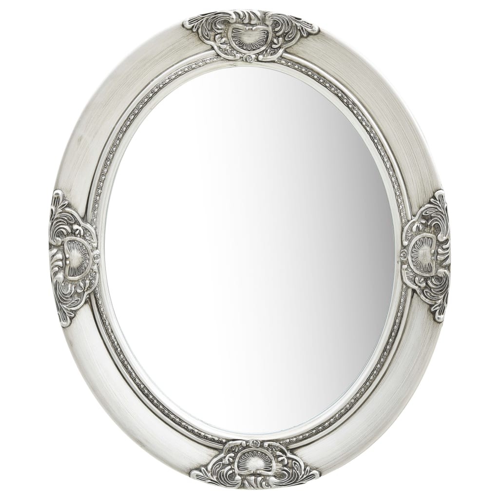 VidaXL Barock-Wandspiegel 50x60 cm Silber