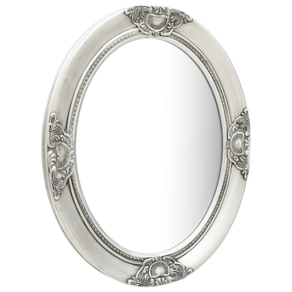 VidaXL Barock-Wandspiegel 50x60 cm Silber