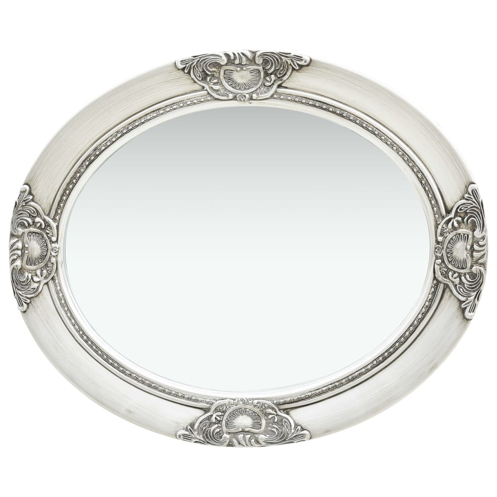 VidaXL Barock-Wandspiegel 50x60 cm Silber