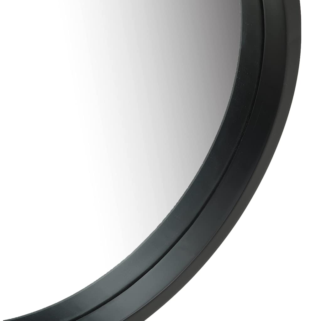 VidaXL Wandspiegel mit Tragegurt, 40 cm, Schwarz