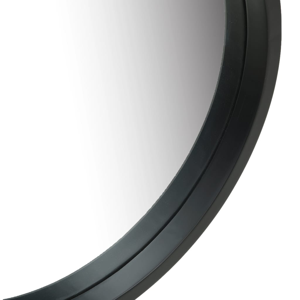 VidaXL Wandspiegel mit Tragegurt, 50 cm, Schwarz