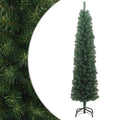 Vidaxl Kunstkerstboom mit Standardschmal 180 cm PVC Grün