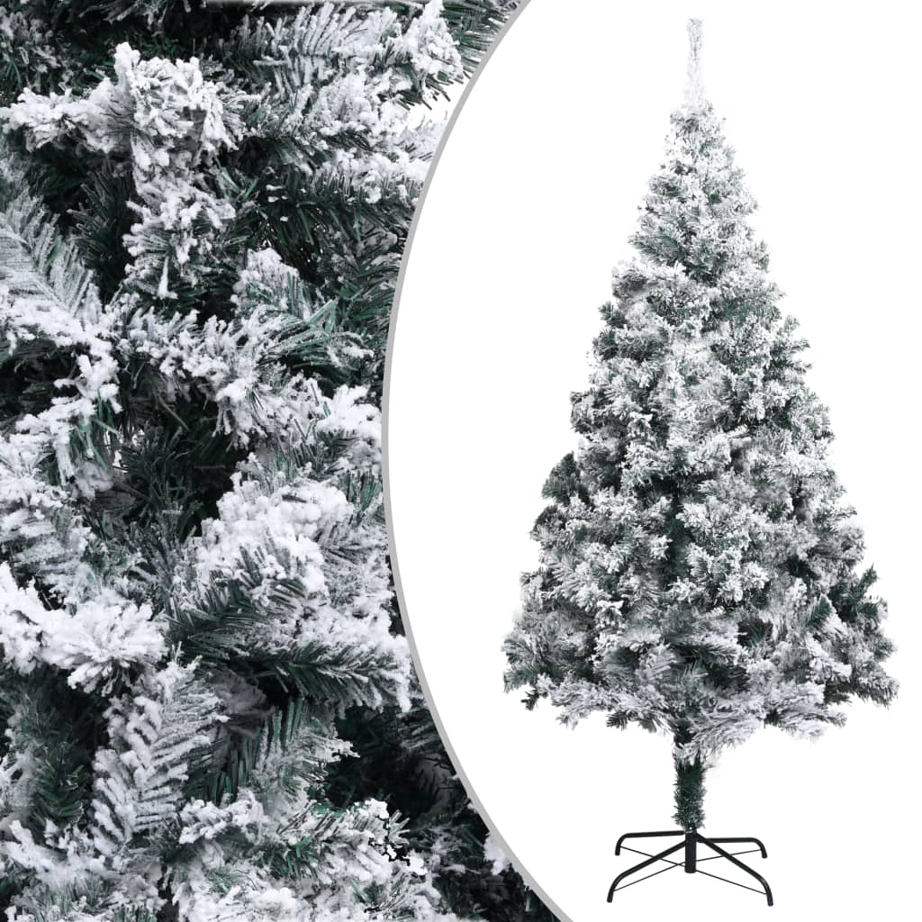 VidaXL Künstlicher Weihnachtsbaum mit Schnee 240 cm Grün