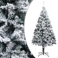 Vidaxl kunstkerstboom met sneeuw 240 cm groen