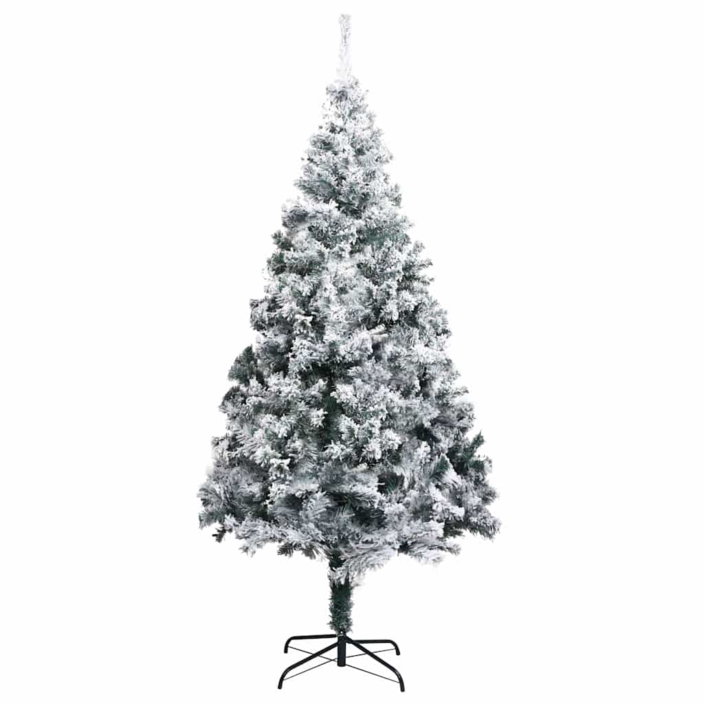Vidaxl kunstkerstboom met sneeuw 240 cm groen