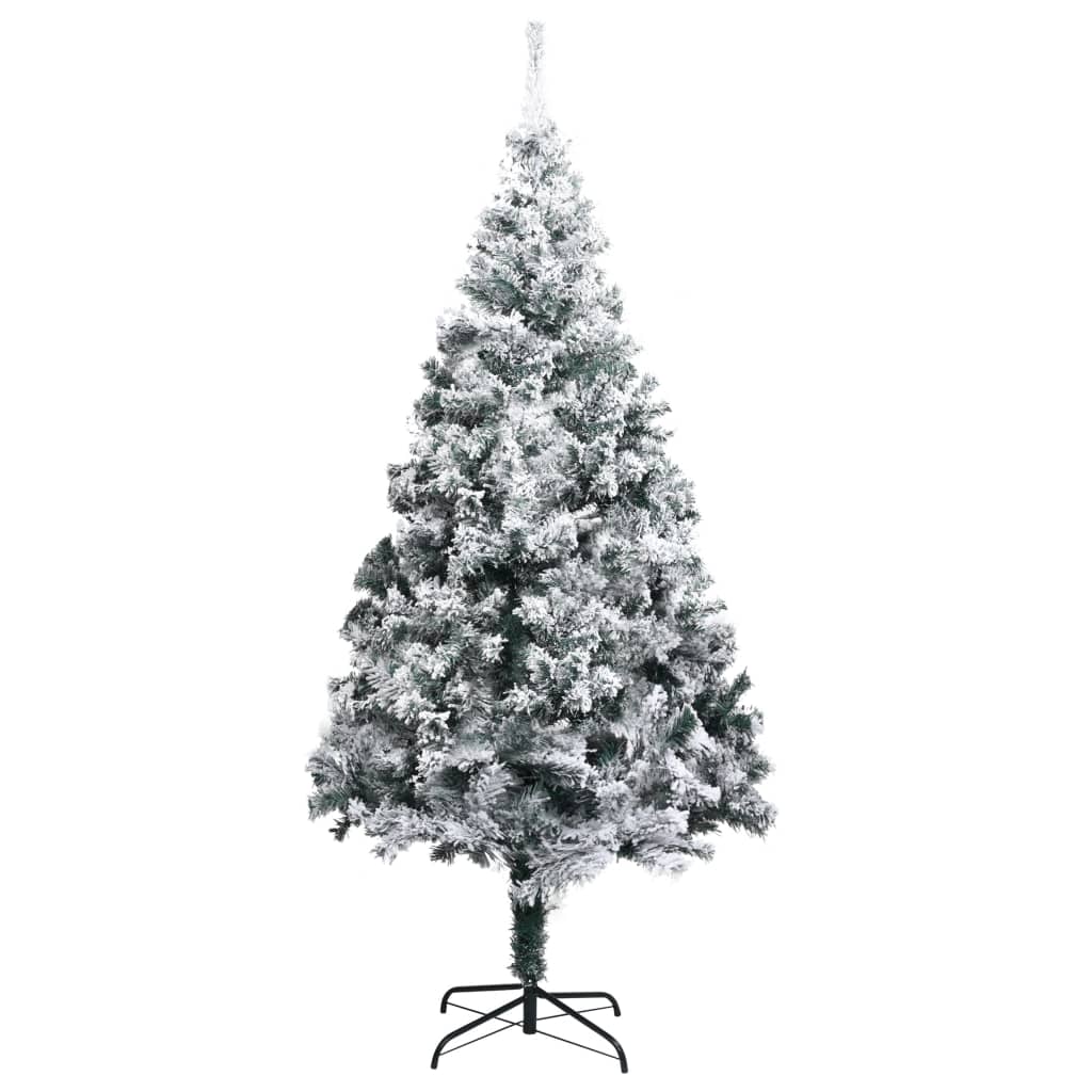 VidaXL Künstlicher Weihnachtsbaum mit Schnee 240 cm Grün