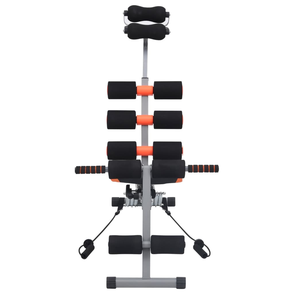 VIDAXL Muskeltrainer L-förmig mit Gummibändern