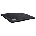 VidaXL Duschwaage 90x90 cm SMC Schwarz