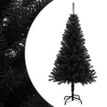 VidaXL Künstlicher Weihnachtsbaum mit Ständer, 150 cm, PVC, Schwarz