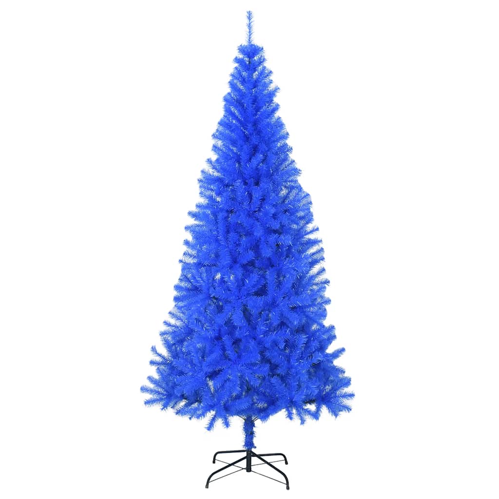 VidaXL Künstlicher Weihnachtsbaum mit Ständer, 210 cm, PVC, Blau