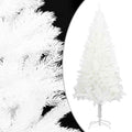Künstlicher Weihnachtsbaum von VidaXL mit naturgetreuen Nadeln, 120 cm, Weiß