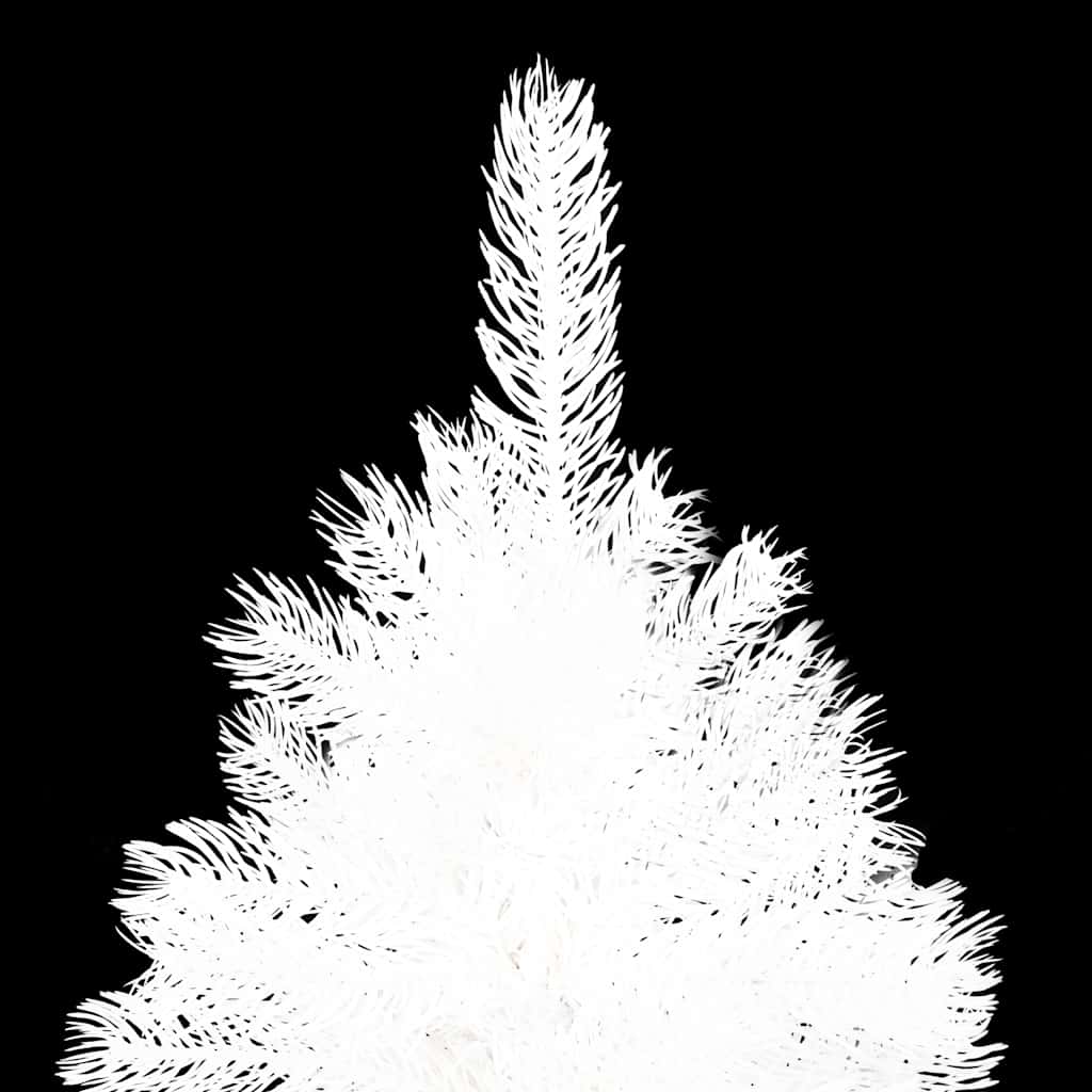 Künstlicher Weihnachtsbaum von VidaXL mit naturgetreuen Nadeln, 120 cm, Weiß
