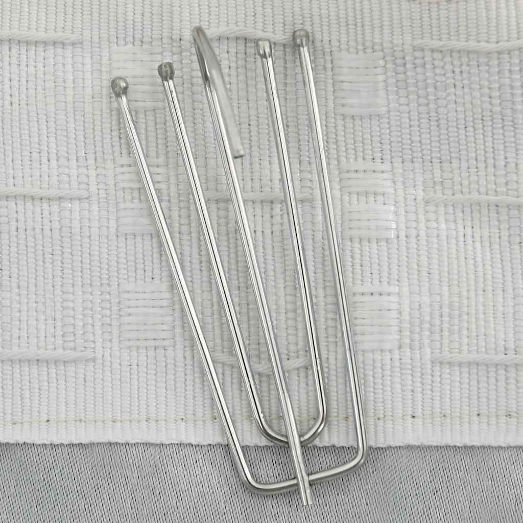 VidaXL Verdunkelungsvorhang in Leinenoptik mit Haken, 290 x 245 cm, beige