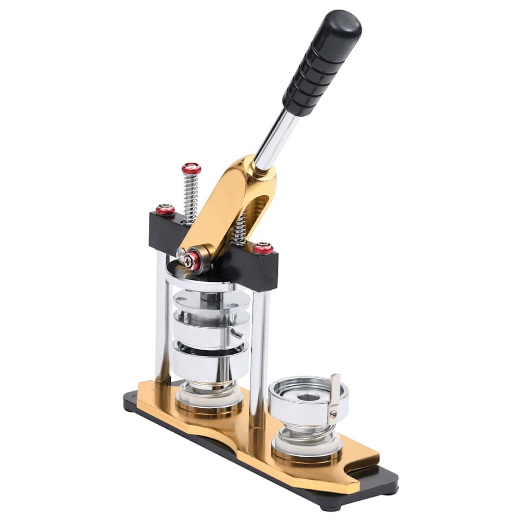 VidaXL Buttonmaschine mit Kreisschneider und Rotationsstanze 37 mm