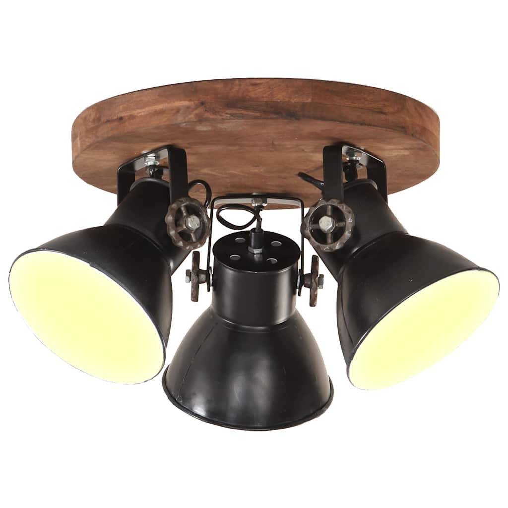 Vidaxl plafondlamp industrieel 25 w e27 42x27 cm zwart