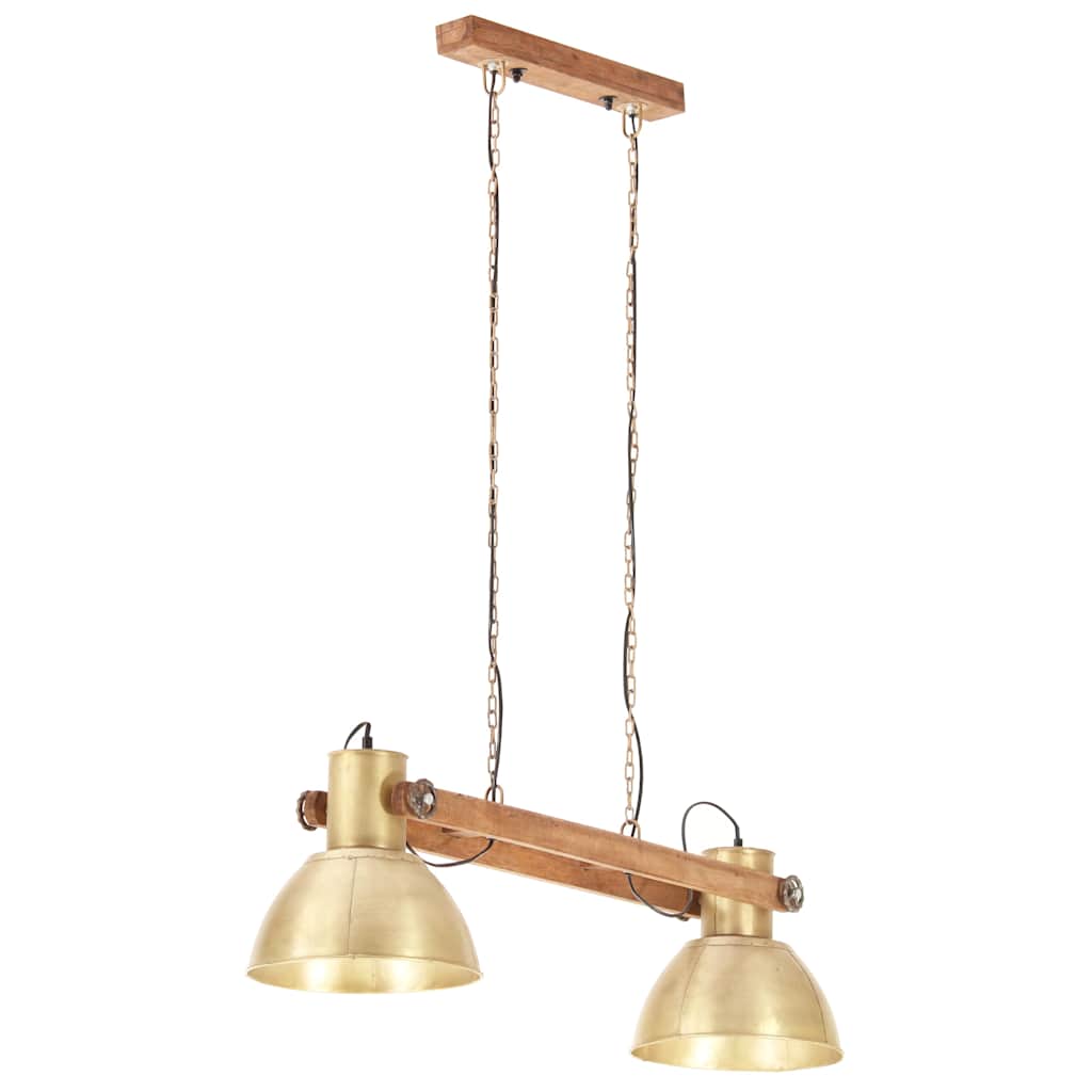 VidaXL Hängeleuchte Industrie 25 W E27 109 cm Messingfarben