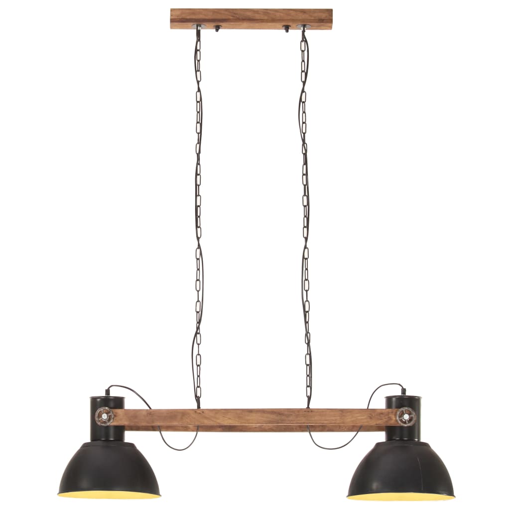 VidaXL Hängeleuchte Industriestil 25 W E27 109 cm Schwarz