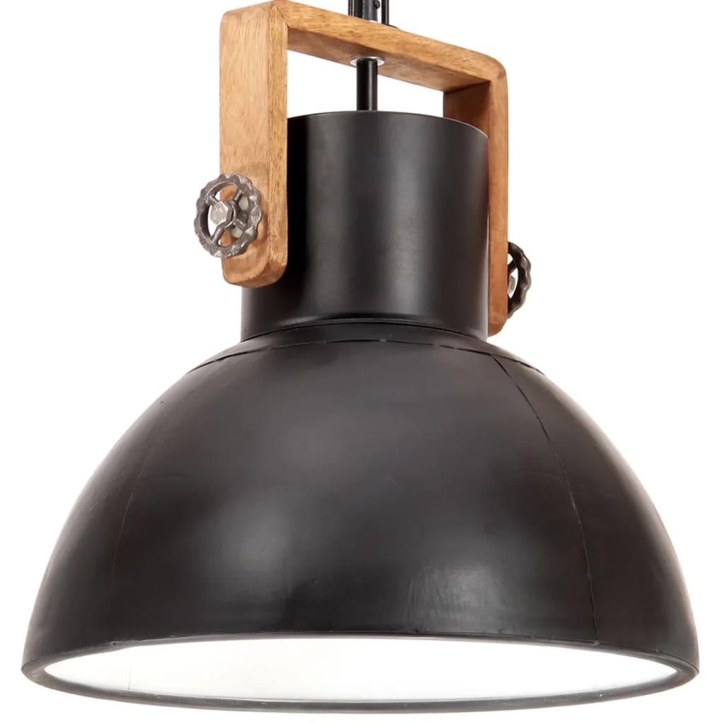 Vidaxl Hängeleuchte Industrial 25 W E27 40 cm Schwarz