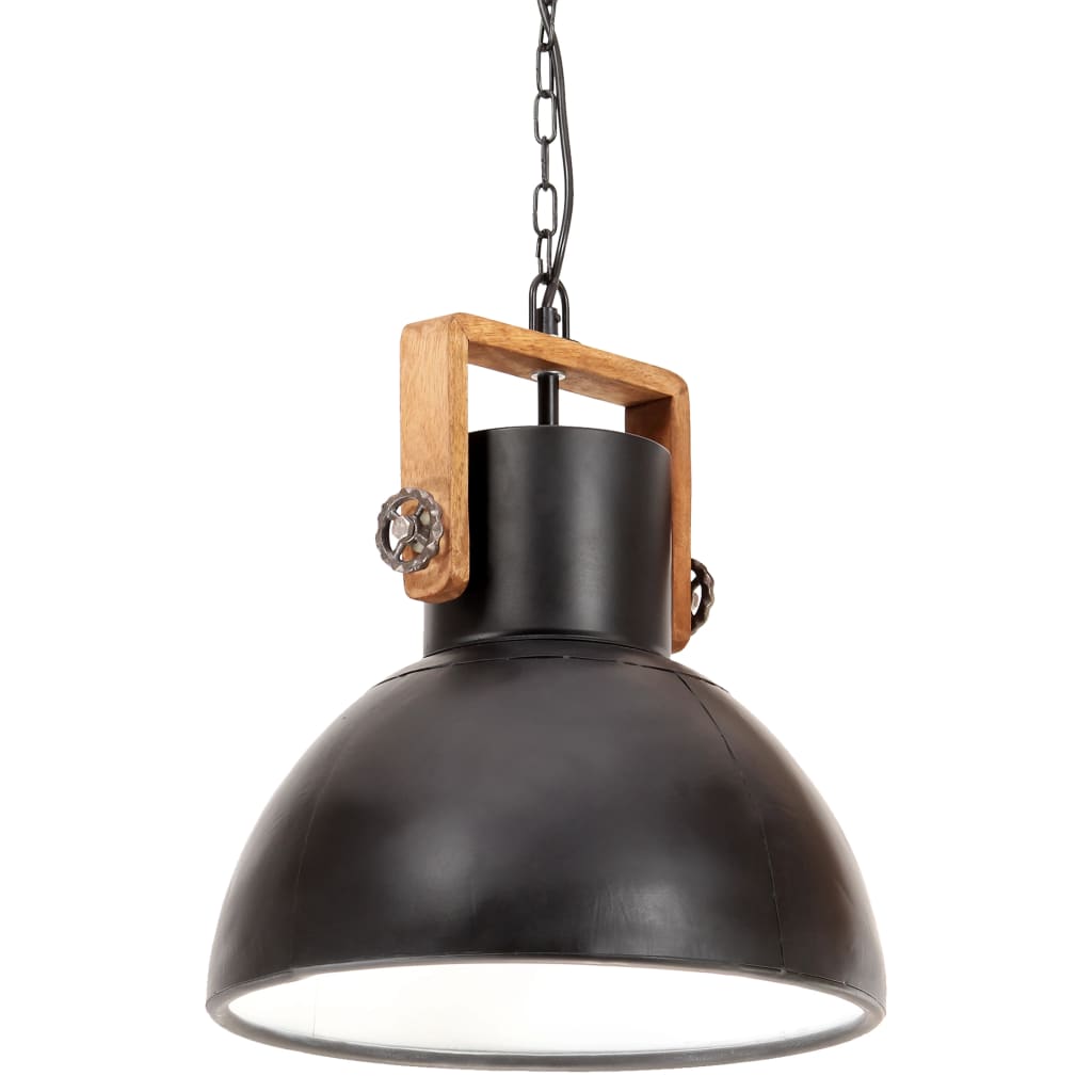 Vidaxl Hängeleuchte Industrial 25 W E27 40 cm Schwarz