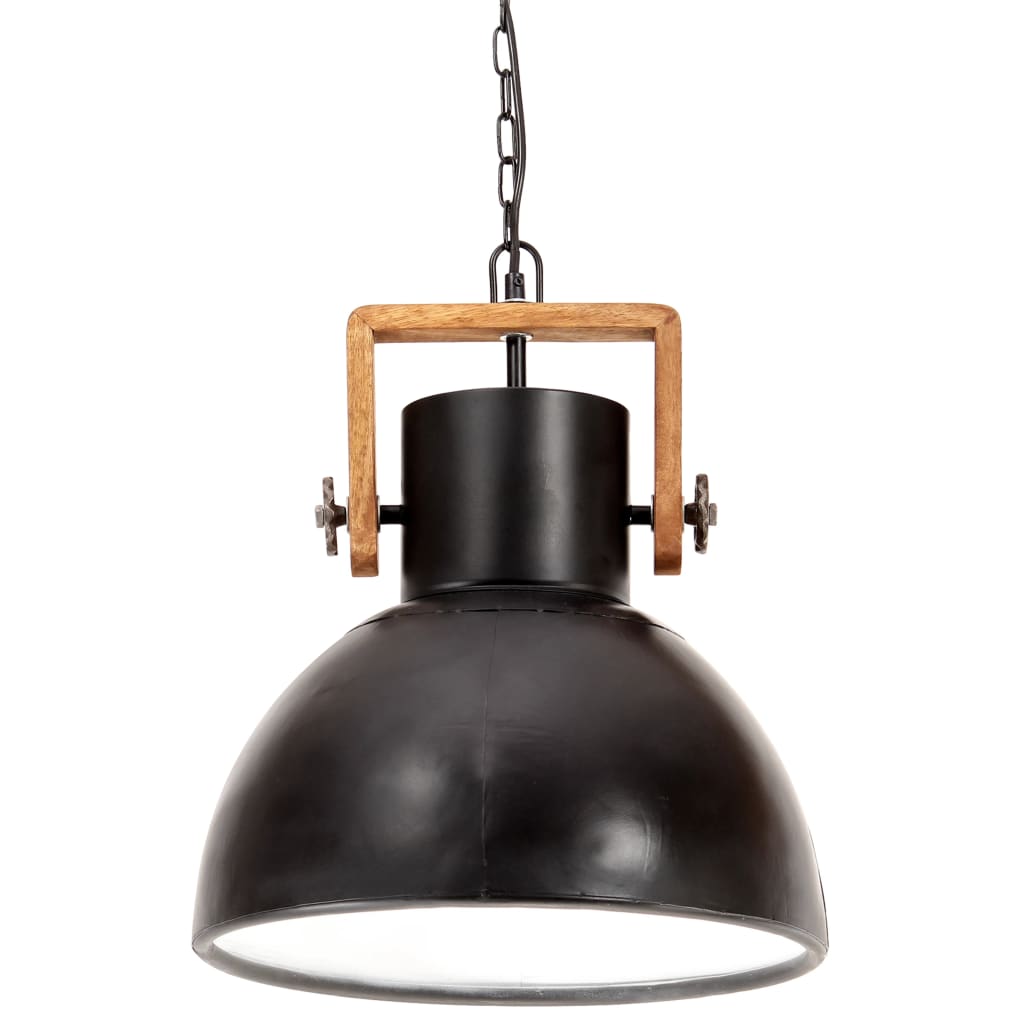 Vidaxl Hängeleuchte Industrial 25 W E27 40 cm Schwarz