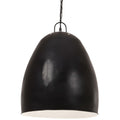 VidaXL Industrielle Pendelleuchte Rund 25 W E27 42 cm Schwarz