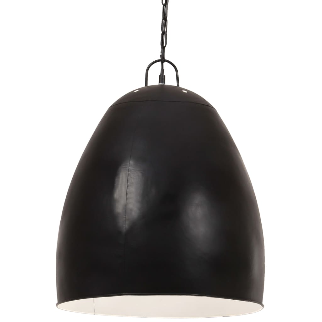 VidaXL Industrielle Pendelleuchte Rund 25 W E27 42 cm Schwarz