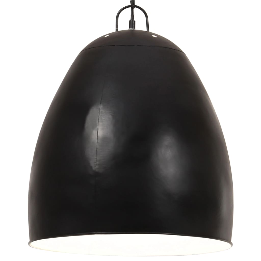VidaXL Industrielle Pendelleuchte Rund 25 W E27 42 cm Schwarz