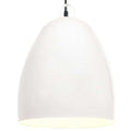 Vidaxl hanglamp industrieel rond 25 w e27 42 cm wit