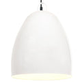 VidaXL Industrielle Pendelleuchte Rund 25 W E27 42 cm Weiß