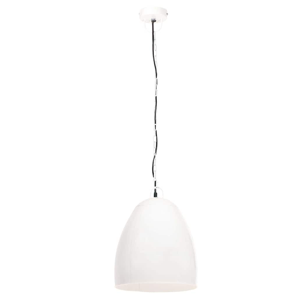 Vidaxl hanglamp industrieel rond 25 w e27 42 cm wit