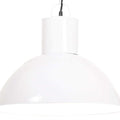VidaXL Pendelleuchte rund 25 W E27 48 cm Weiß