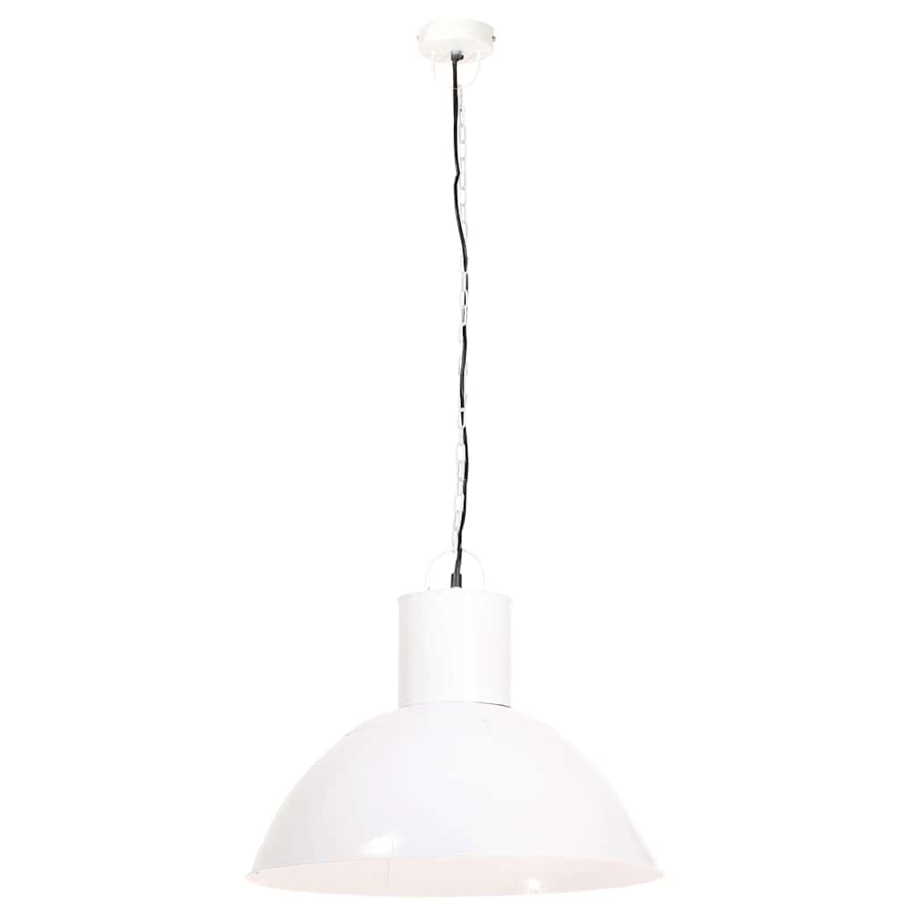 VidaXL Pendelleuchte rund 25 W E27 48 cm Weiß