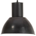 VidaXL Pendelleuchte rund 25 W E27 28,5 cm Schwarz