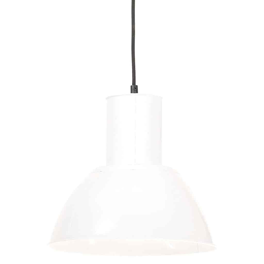 Vidaxl hanglamp rond 25 w e27 28,5 cm wit