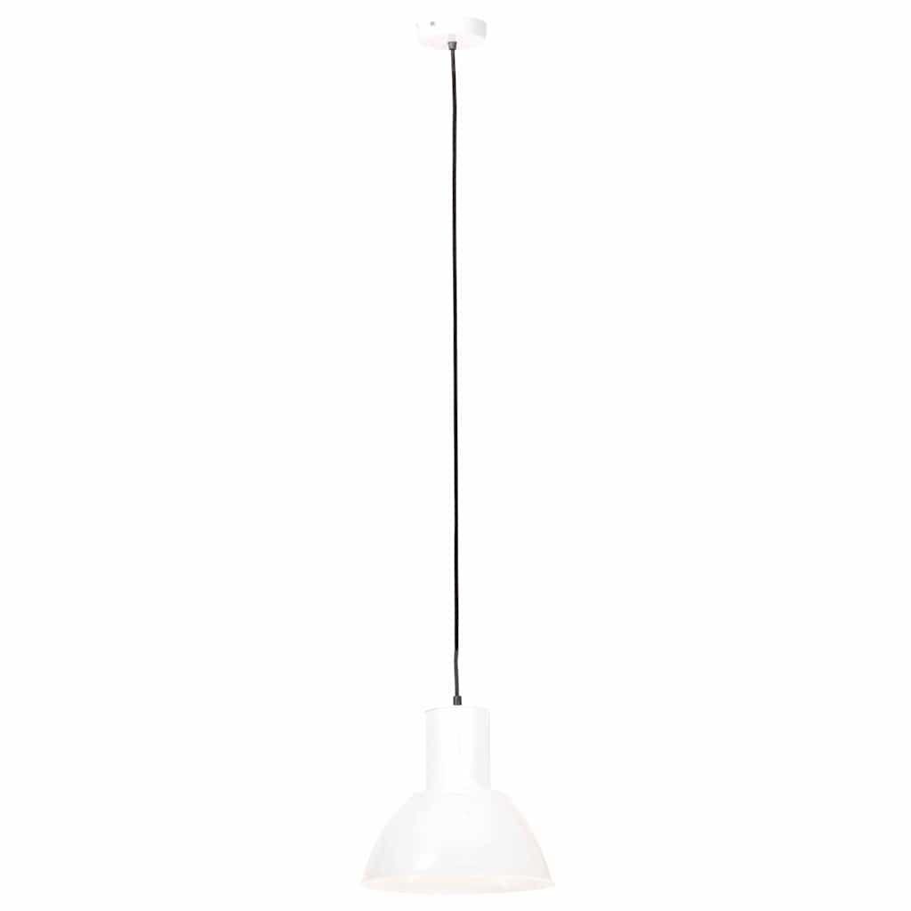 Vidaxl hanglamp rond 25 w e27 28,5 cm wit