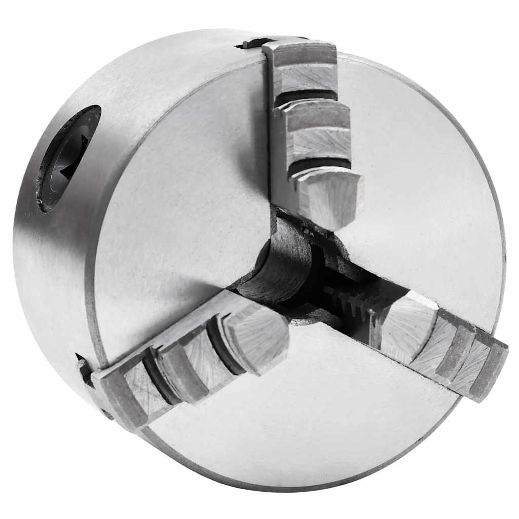 Vidaxl klauwplaat met 3 bekken zelfcentrerend 80 mm staal k11 80