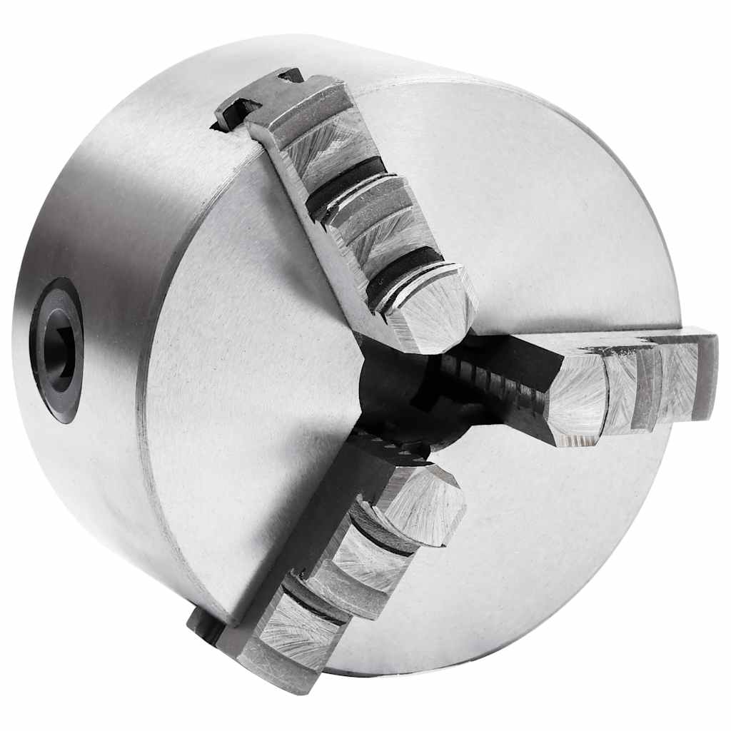 VidaXL 3-Backen-Selbstzentrierfutter, 100 mm Stahl