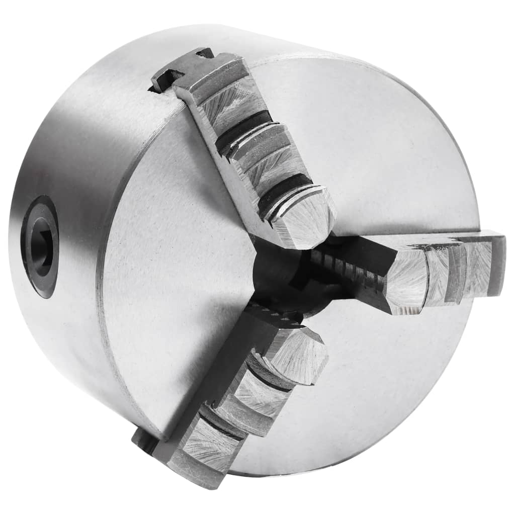 VidaXL 3-Backen-Selbstzentrierfutter, 100 mm Stahl