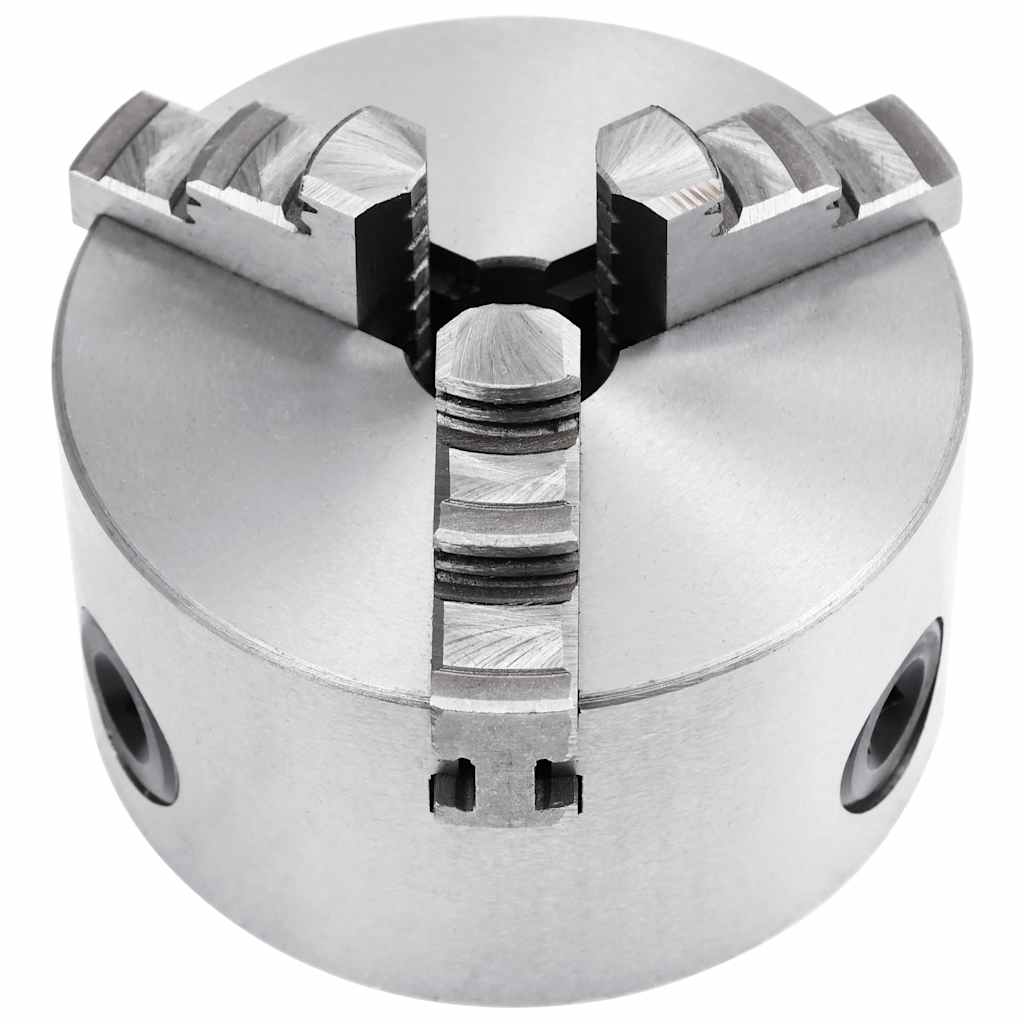 VidaXL 3-Backen-Selbstzentrierfutter, 100 mm Stahl
