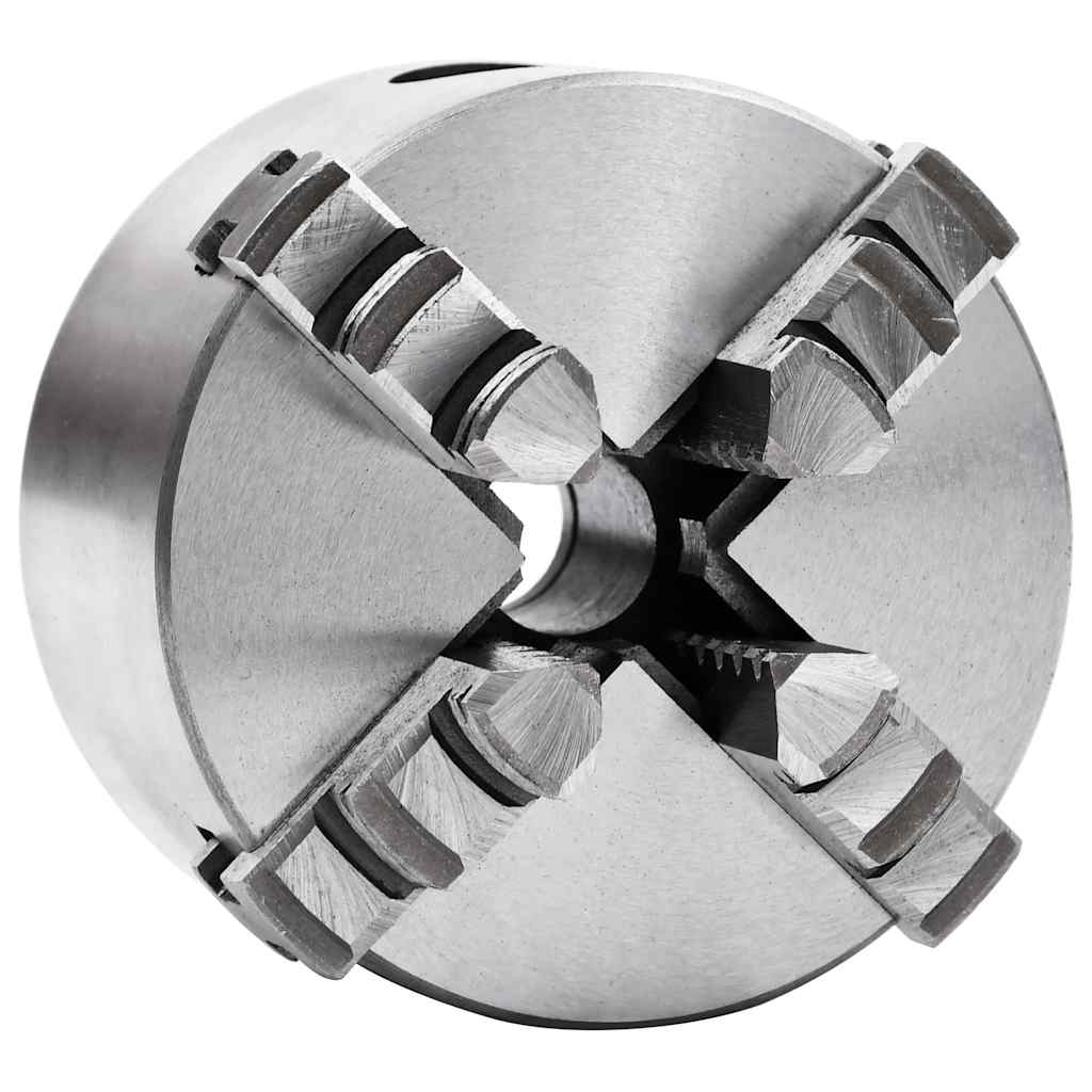 Vidaxl klauwplaat met 4 bekken zelfcentrerend 80 mm staal k12 80