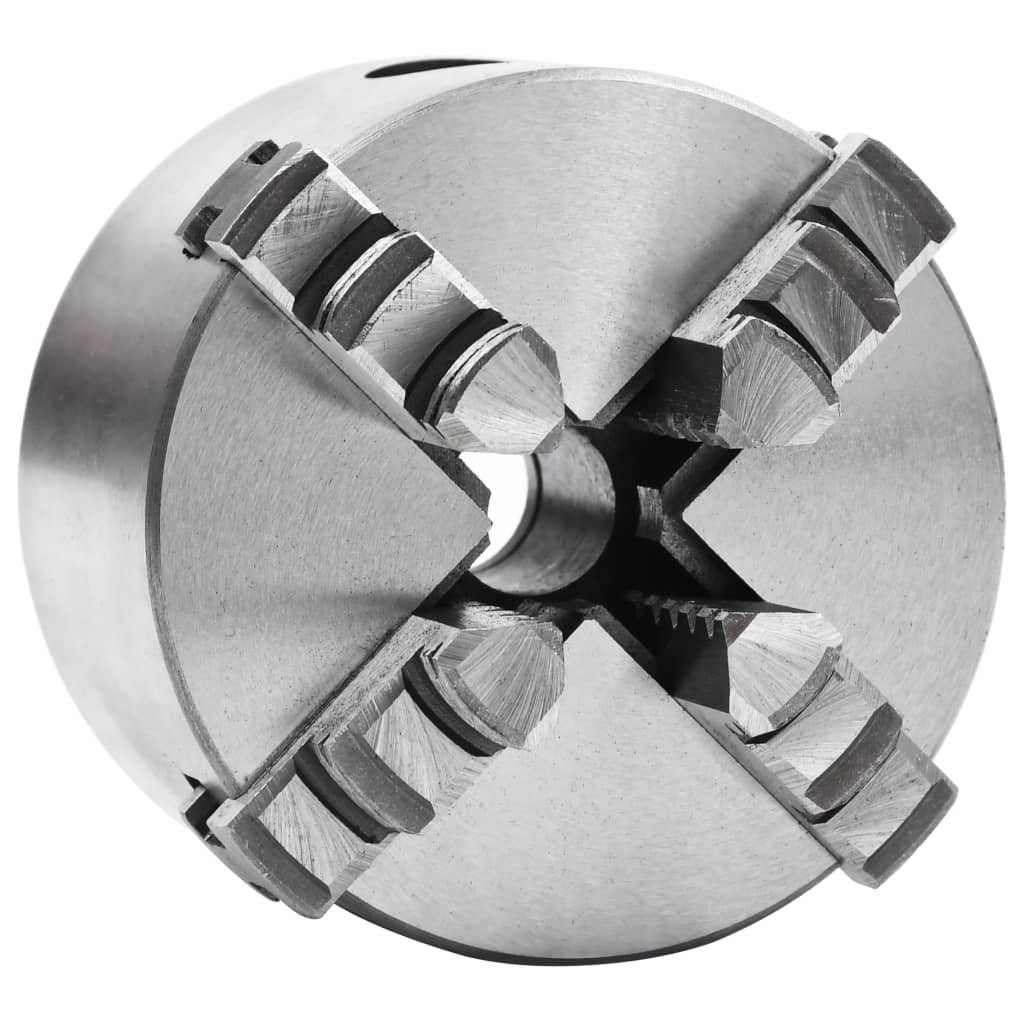 VidaXL 4-Backen-Selbstzentrierfutter, 80 mm Stahl