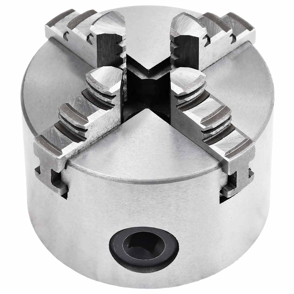 Vidaxl klauwplaat met 4 bekken zelfcentrerend 80 mm staal k12 80