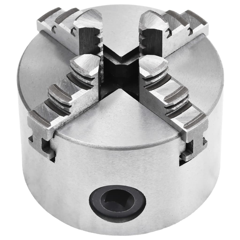 VidaXL 4-Backen-Selbstzentrierfutter, 80 mm Stahl
