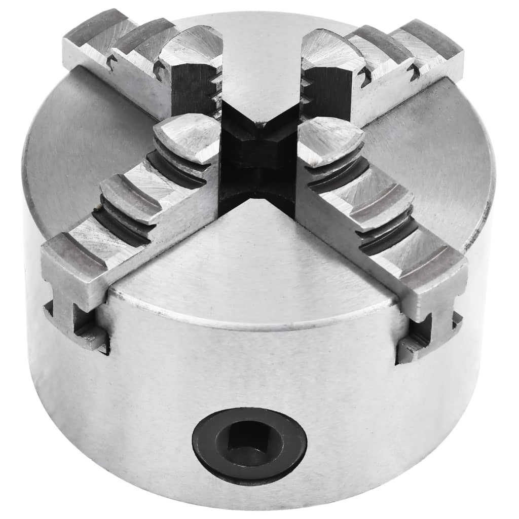 VidaXL 4-Backen-Selbstzentrierfutter, 100 mm Stahl