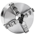 VIDAXL -Klauenplatte mit 4 Becken -Selbstzentrieren von 125 mm Stahl