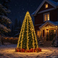 VidaXL Weihnachtsbaumbeleuchtung mit 300 LEDs, Gesamtlänge 300 cm