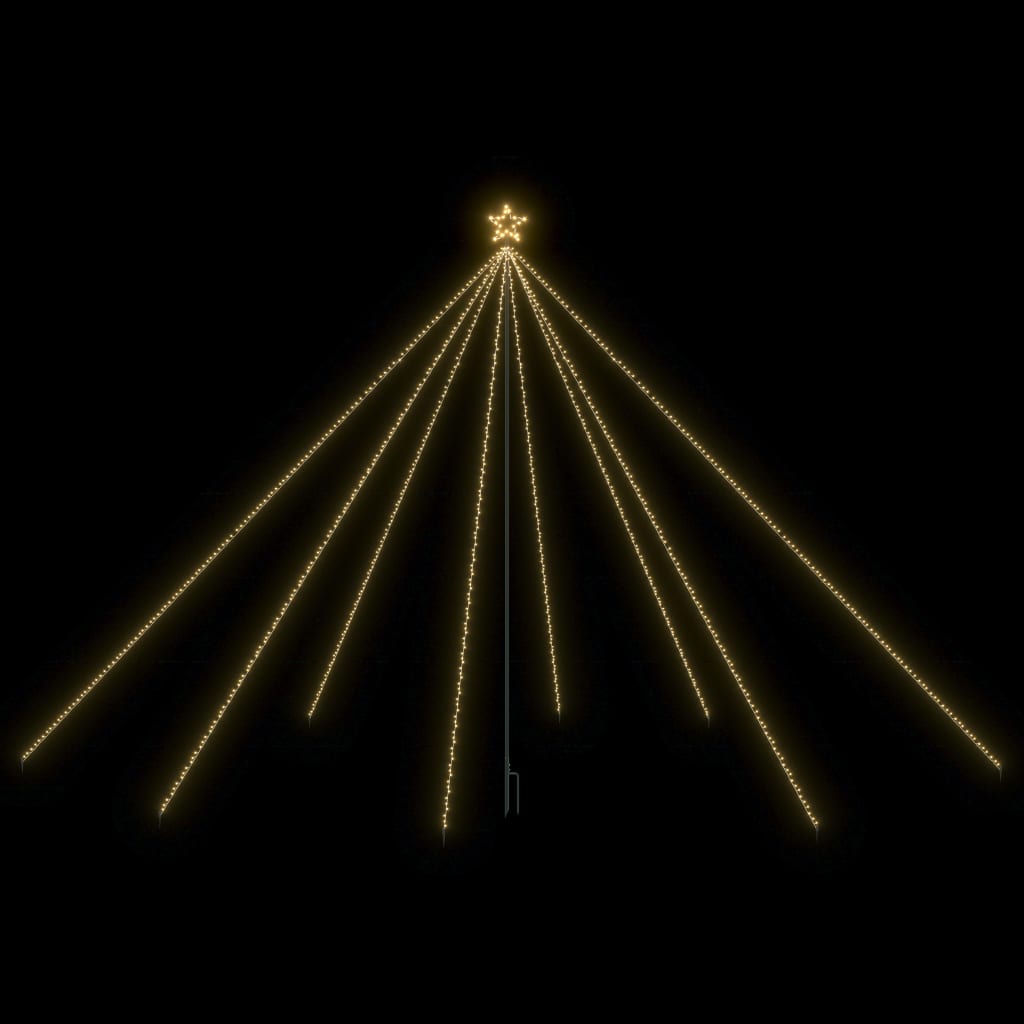 Vidaxx Weihnachtsbaumbeleuchtung Wasserfall in 800 LEDs 5m