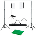 Vidaxl fotostudioset met softboxlampen en achtergrond
